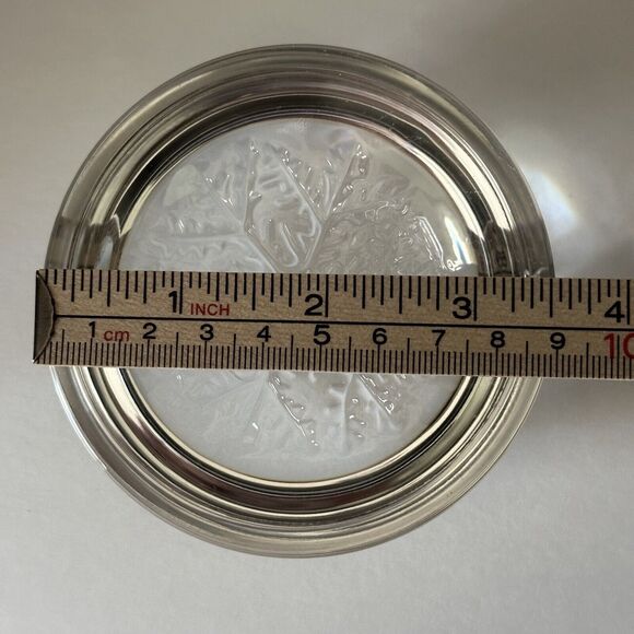 VINTAGE AVON Cristal 24% Lead Crystal Paperweight 3.5 France Clear Clean - Picture 7 of 10